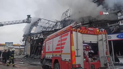 İşyerinde korkutan yangın... 2 saatte kontrol altına alındı