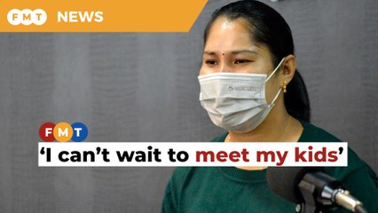 Single mum elated after being allowed to meet her children