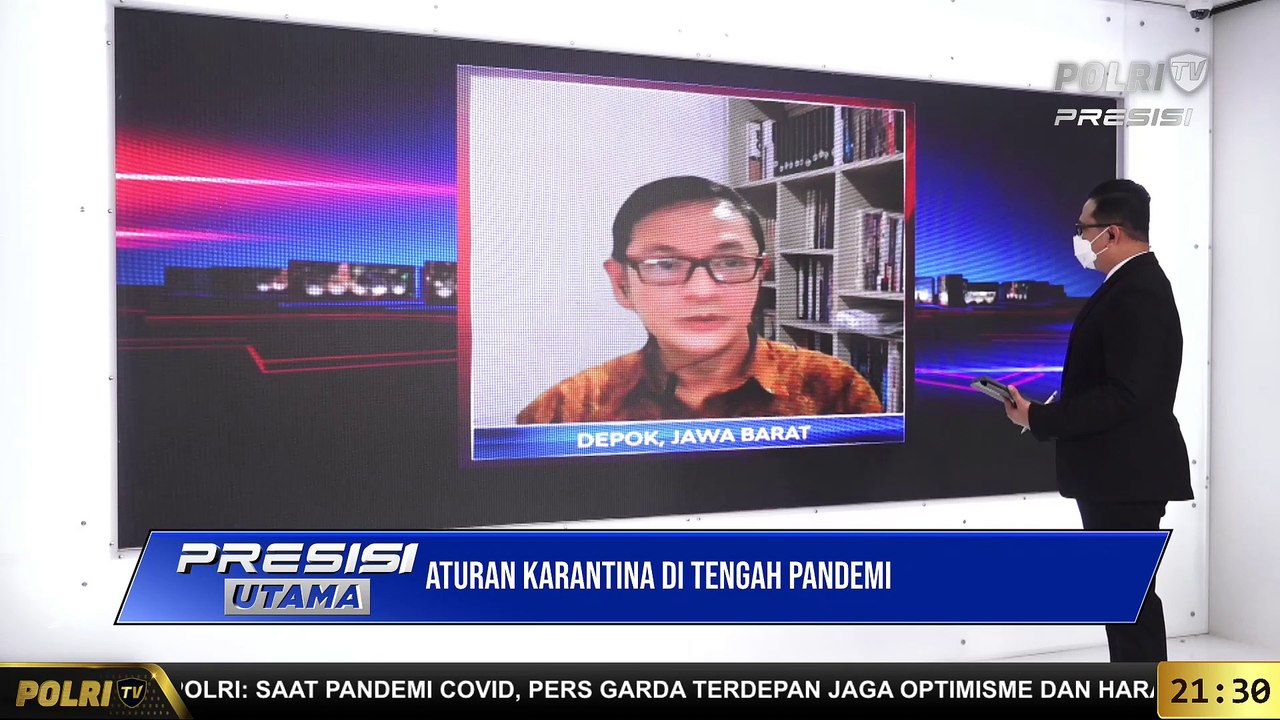 Live Dialog Bersama Mikrobiolog UI Dr BUdiman Bela Terkait Aturan Karantina di Tengah Pandemi
