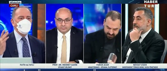 Fatih Altaylı konuklarını ''Atatürk'ün elini ayağını öpeceksiniz'' diyerek susturdu