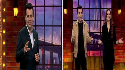 Good Night India : Amit Tandon and Jiya Shankar blooper while shooting for Sony SAB's New show