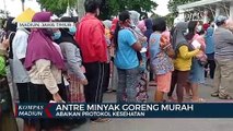 Antre Minyak Goreng Murah Abaikan Protokol Kesehatan