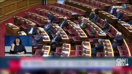 Yunan parlamentosunda Türkiye atışması