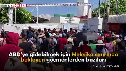 ABD sınırındaki göçmenler ağızlarını dikerek açlık grevine başladı