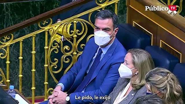 Sánchez, a Rufián: A mí no me da nadie carnets de izquierda