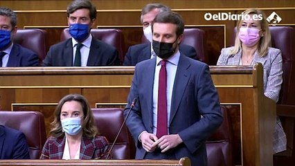 Casado, a Sánchez: "¿Está del lado de las víctimas o de los verdugos?"