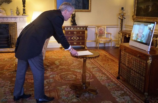 Queen Elizabeth holds virtual engagements from Windsor Castle following coronavirus scare