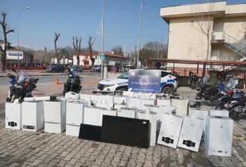 YAZLIK EVLERDEN 41 KOMBİ ÇALAN 14 KİŞİ YAKALANDI