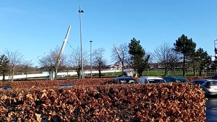 Foyle Street car park, Peace Bridge & Guildhall