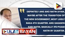 Sec. Galvez: Pagsusuot ng face mask, posibleng hindi na mandatory sa Q4 ng 2022; Sec. Duque: Pagluluwag sa health protocols, dahan-dahan pa rin dapat