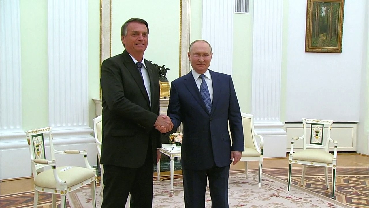 Putin recebe Bolsonaro