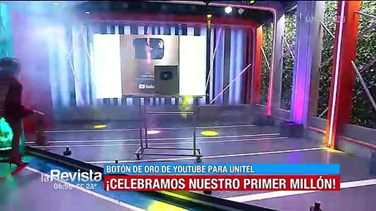 La Revista de La Paz recibió con orgullo el Botón Dorado de YouTube