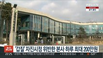 '갑질' 자진시정 위반한 본사 하루 최대 200만원