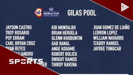 Download Video: Gilas pool para sa FIBA World Cup qualifiers, inilabas na #PTVSports