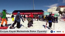 Erciyes Kayak Merkezinde Rekor Ziyaretçi