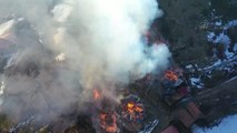 Son dakika gündem: KASTAMONU - Başören köyünde çıkan yangın 10 eve sıçradı (2)
