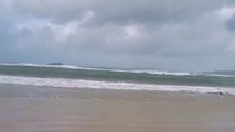 Watch as Storm Dudley whips up the waves on Pollan Beach  in Ballyliffin, Co Donegal