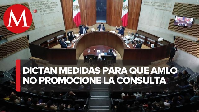 TEPJF confirma medidas cautelares del INE a AMLO por revocación de mandato