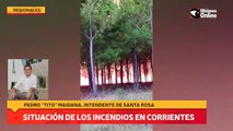 Situación de los incendios en Corrientes