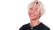 K-Pop-Rock Star Woosung Unwraps WHAT with His Tongue?! | Secret Talent Test | Cosmopolitan