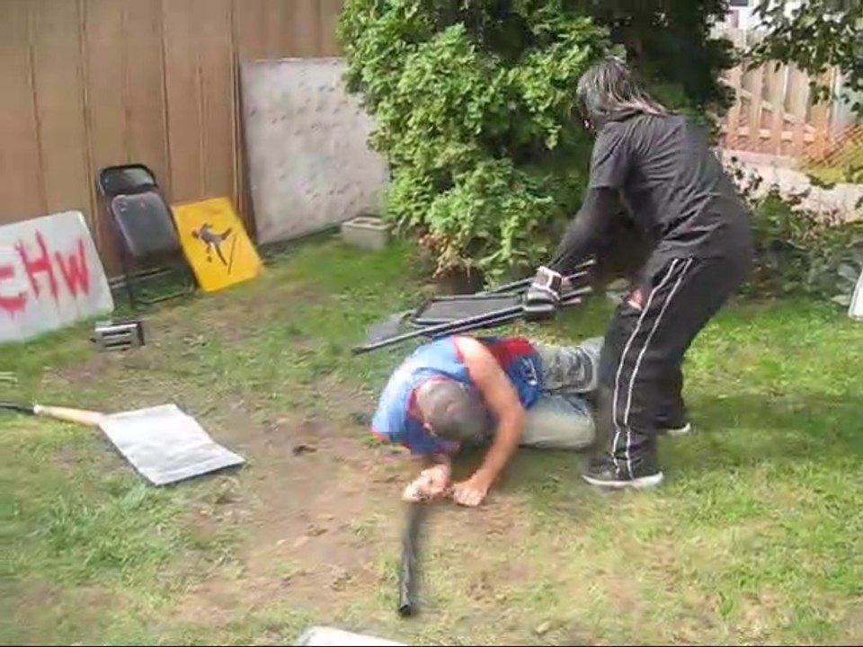 Try-Out Match - Scythe VS Innovator - CHW Backyard Wrestling