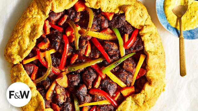 Alexander Hardy Makes Curry Chicken-and-Sweet Potato Galette