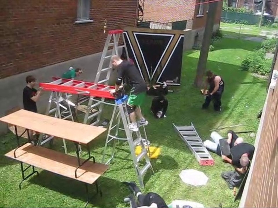 10-Man Genie In The Lamp Ladder Match - CHW Backyard Wrestling