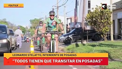 “Todos tienen que transitar en Posadas”