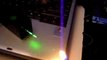 75mW green 532nm laser module lighting a match - REAL QUICK