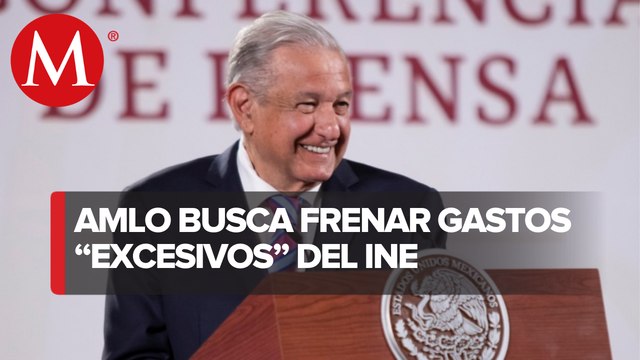 Reforma electoral buscará reducir gastos excesivos del INE: AMLO