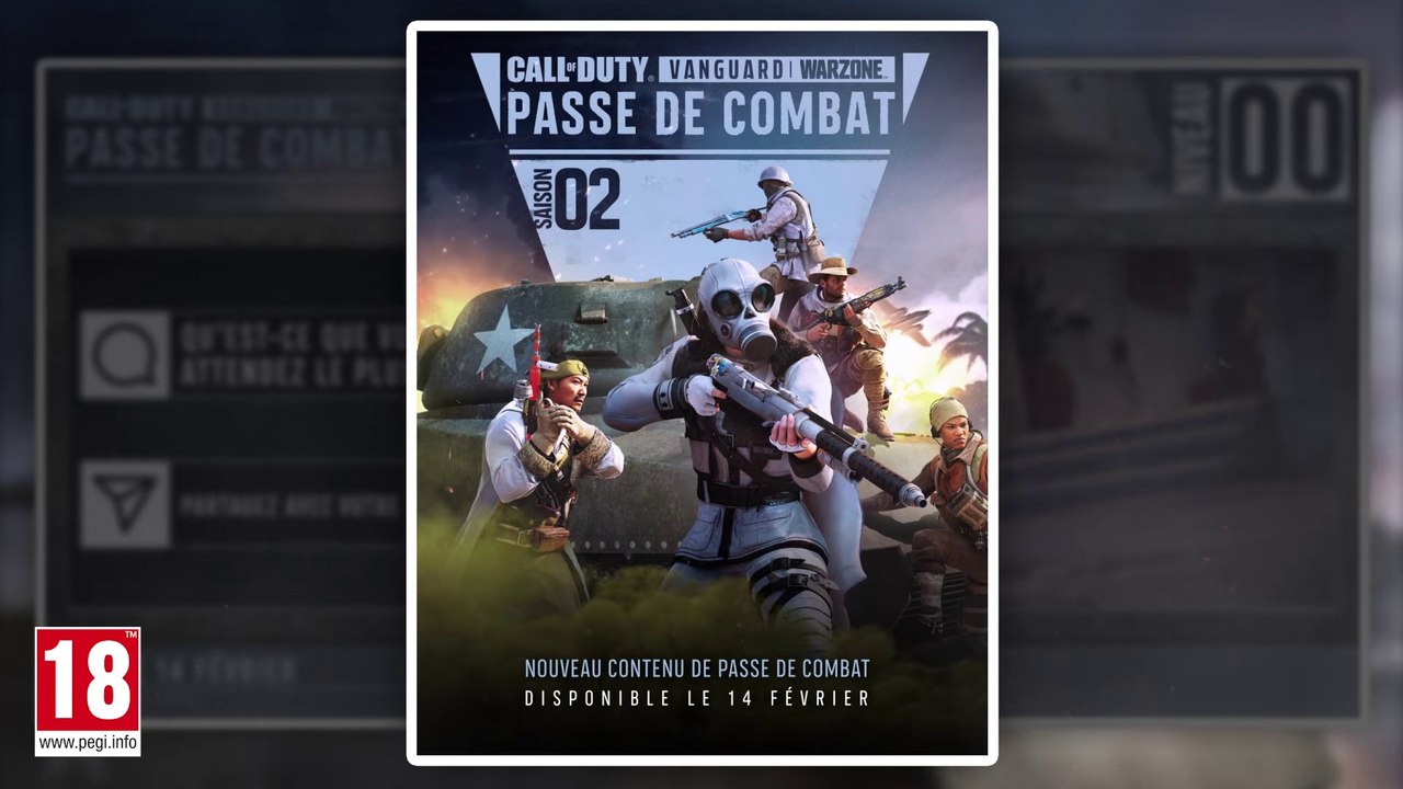Call of Duty : Vanguard & Warzone - Bande-annonce du passe de combat de la saison 2