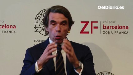 Aznar reprocha a Vox que pida en Castilla y León la vicepresidencia de una institución que se "quiere cargar"