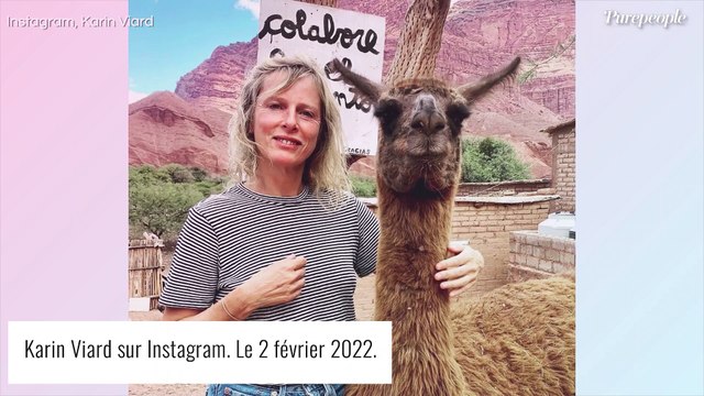 Karin Viard en couple, elle sort le grand jeu pour son amoureux en Bolivie !