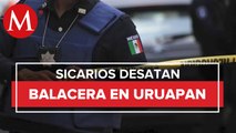 Comando asesina a dos personas en negocio de comida en Uruapan, Michoacán