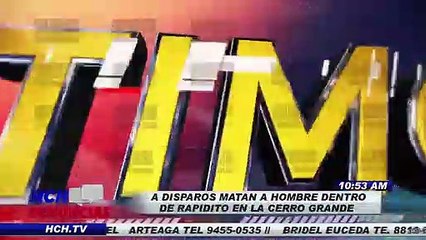 ¡Brutal! A balazos ultiman hombre dentro de bus en col. Cerro Grande