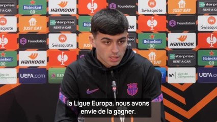 16es - Pedri : “Nous voulons gagner la Ligue Europa”