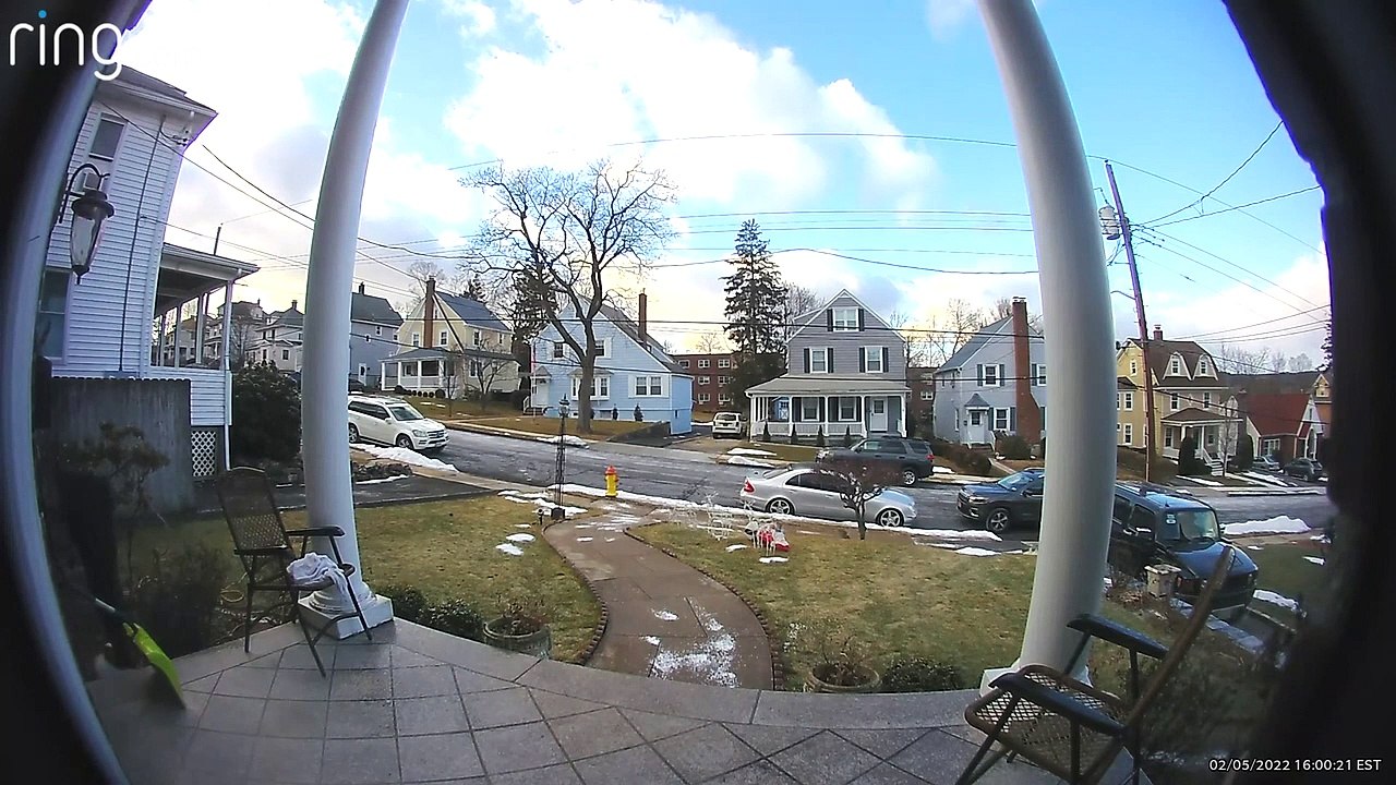 Doorbell Cam Captures Man Slipping and Falling...