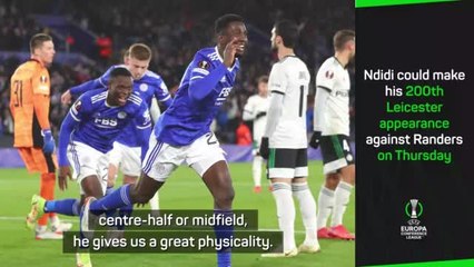 Rodgers hails 'first class' Ndidi ahead of landmark appearance