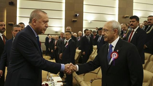 Cumhurbaşkanı Erdoğan, Kabine toplantısı sonrası konuşmasına parti liderlerine teşekkür ederek başladı