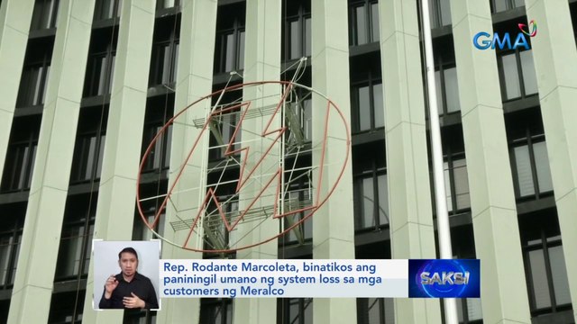 Rep. Marcoleta, binatikos ang paniningil umano ng system loss sa mga customers ng Meralco | Saksi