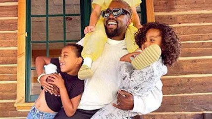 Kanye West Takes Kids North and Saint to Super Bowl 2022 After Pete Davidson Rant