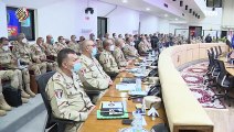 الفريق أول محمد زكى يشهد تنفيذ مشروع مراكز القيادة الاستراتيجي (سيناء- 6)