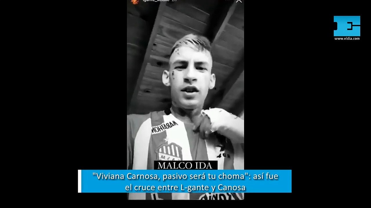 Viviana Carnosa, pasivo será tu choma así fue el cruce entre L-gante y Canosa