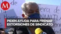 Trabajadores paran obras de interconexión por extorsiones de sindicato