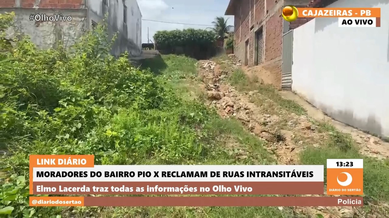 Com rua intransitável moradores sofrem na zona norte de Cajazeiras