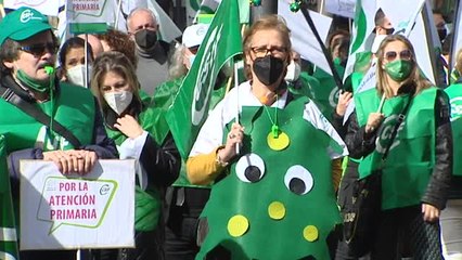 Download Video: Protesta de los sanitarios ante el Ministerio de Sanidad