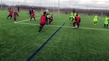Petite opposition U 8/9 cette après-midi