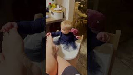 Baby Surprised by Sound of Flatulence