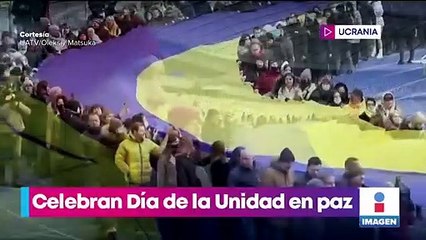 Ucrania celebra el Día de la Unidad sin guerra