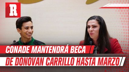 Donovan Carrillo: Conade mantendrá beca de 30 mil pesos hasta marzo